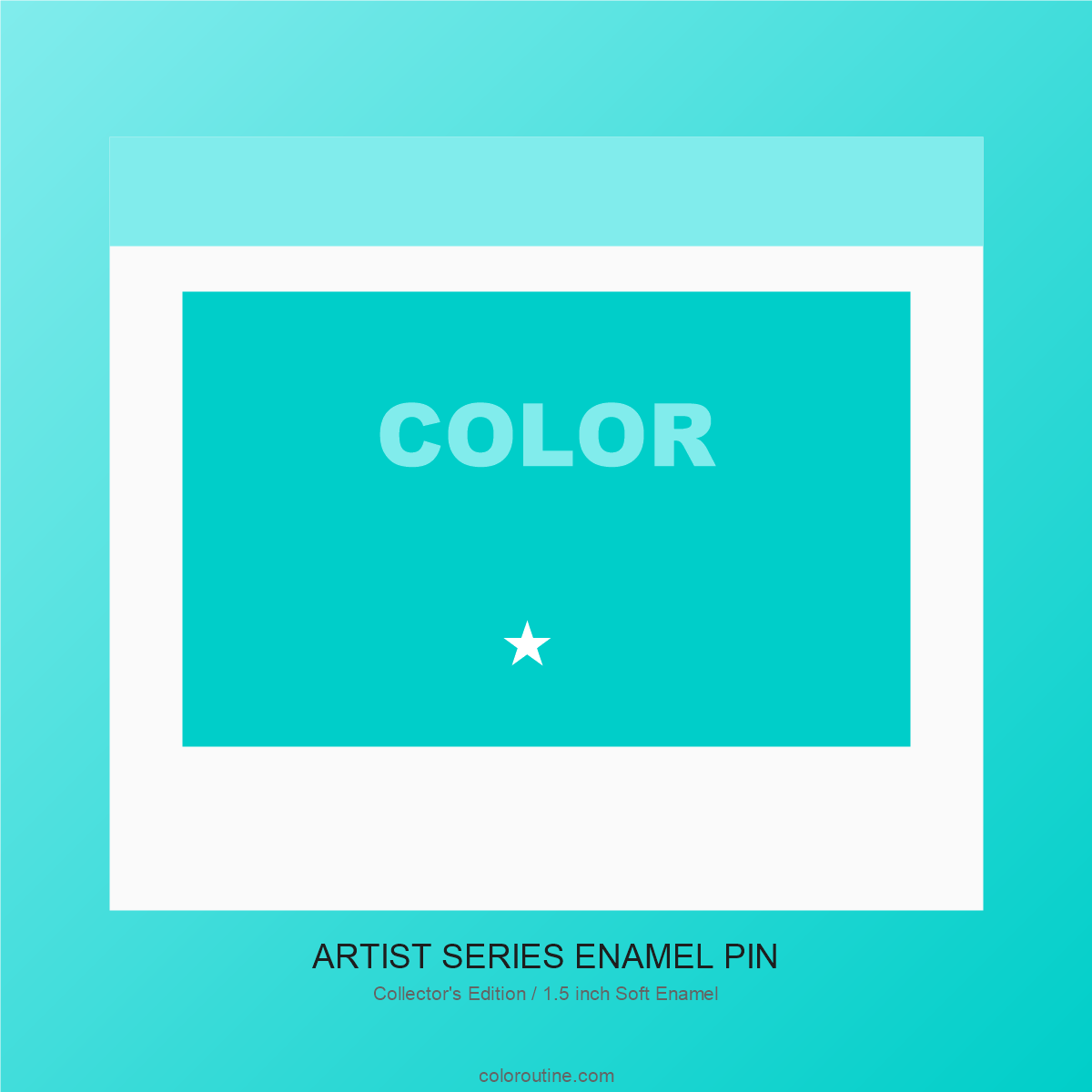 Coloroutine Artist Series Enamel Pin