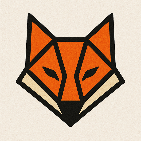 Geometric Fox Icon