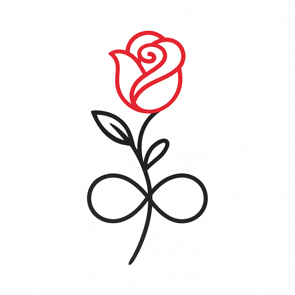 Rose + Infinity Loop